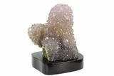 Tall, Amethyst Stalactite Formation With Wood Base #121285-1